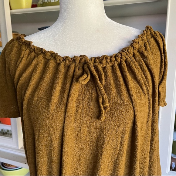 Madewell Texture and Thread Drawstring Top - Size Large - Picture 2 of 15